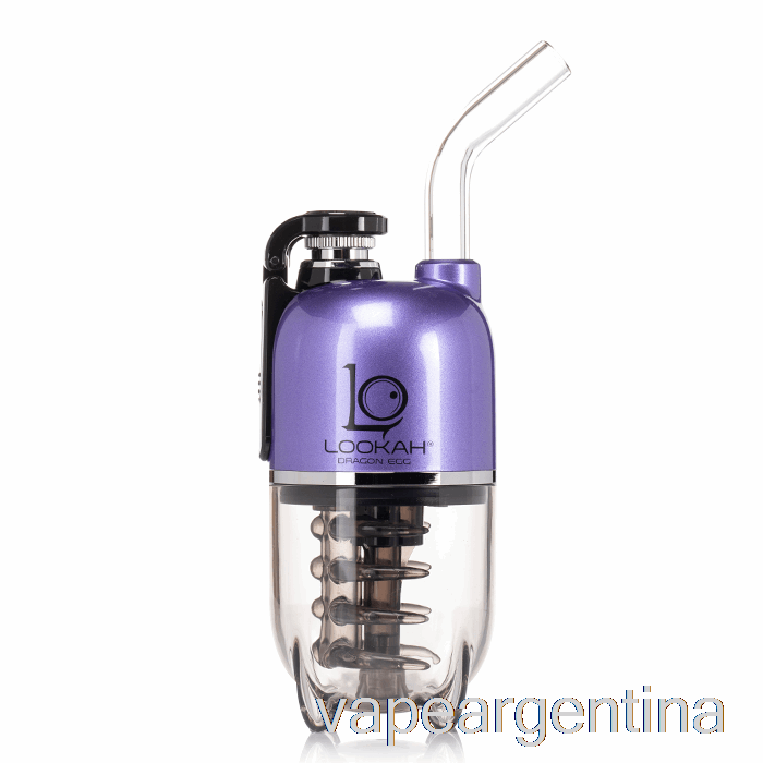 Kit De Vapor E-rig Huevo De Dragón Lookah Vaporizador Morado Descartable